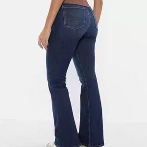 YMI Distressed Stretch Flare Denim Blue Jean 32” inseam Size 9, Waist 29”